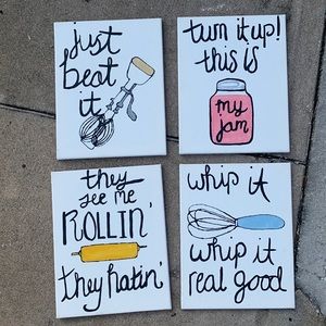 ❌SOLD❌Handmade kitchen wall art